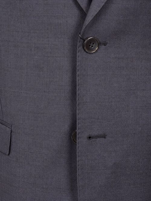 Traje Suitable Sharkskin de lana en berenjena Product / Detail