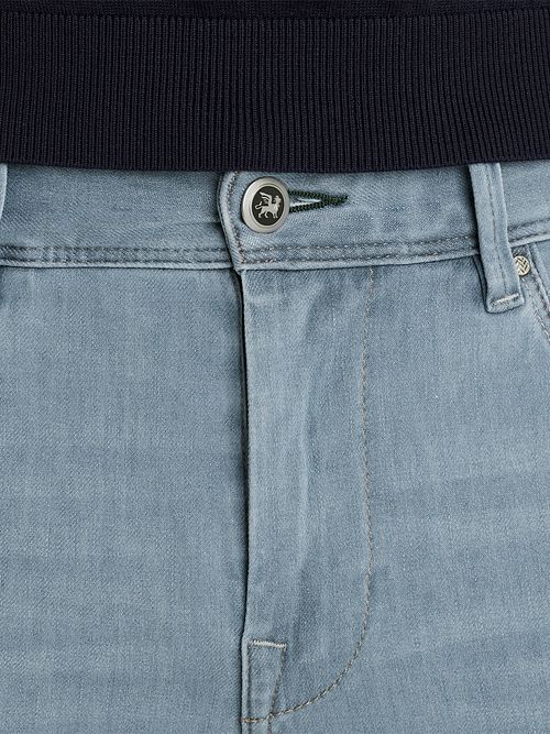Vanguard V850 Rider Jeans Blauw BRB Model / Detail