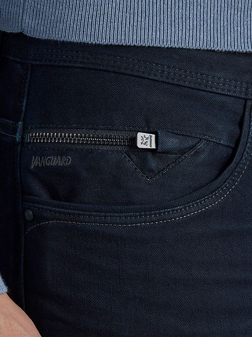 Vanguard V850 Rider Jeans Blau IFW Model / Detail