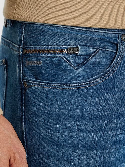 Jeans Vanguard V850 Rider blu UFW Model / Detail