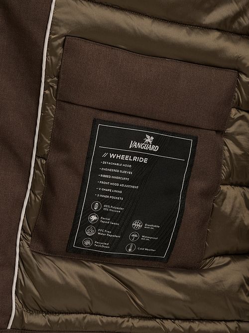 Vanguard Parka Wheelride Marrone Model / Detail