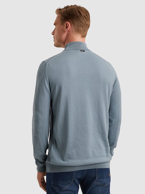 Vanguard Knitted Pullover Blau Model / Achterkant