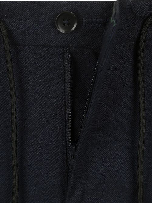 Vanguard V11 Kort Herringbone Linnenmix Navy Product / Detail