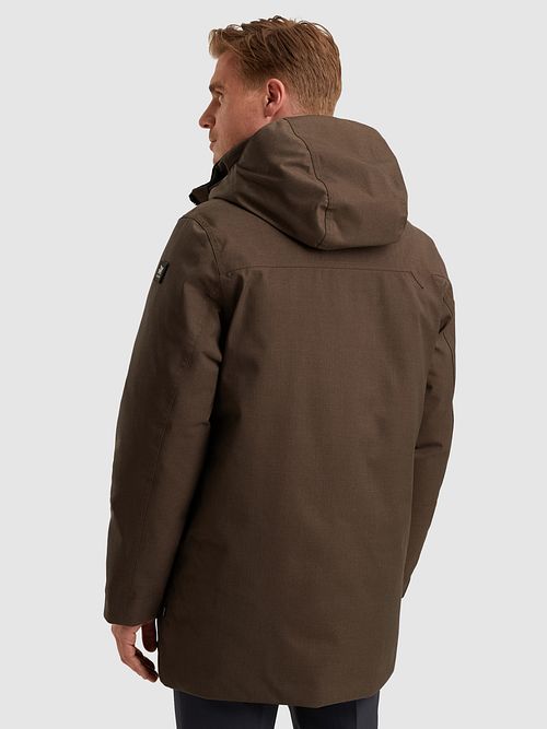 Vanguard Wheelride Parka Bruin Model / Achterkant