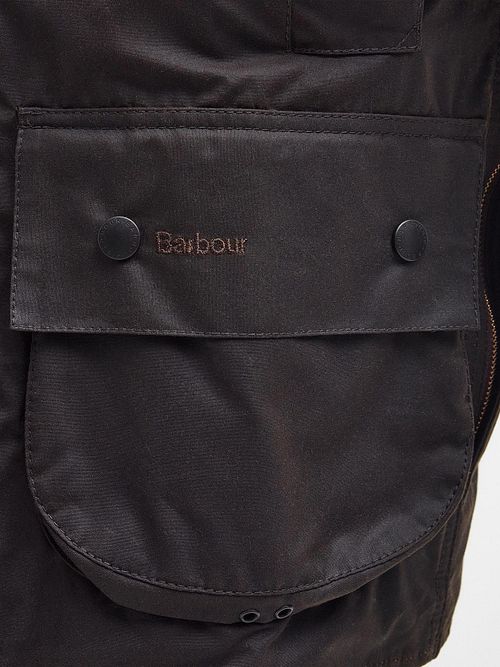 Vaxjacka Barbour Beaufort Classic Model / Detail