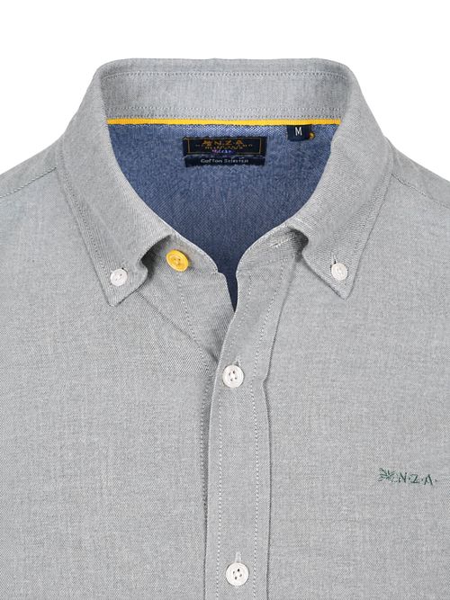 Camicia NZA Barn Twill button-down verde Product / Detail