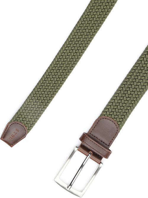Suitable Cinturón Trenzado Olive Product / Detail