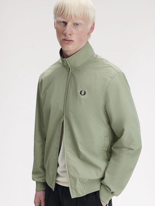 Fred Perry Brentham Giacca Verde Model / Detail
