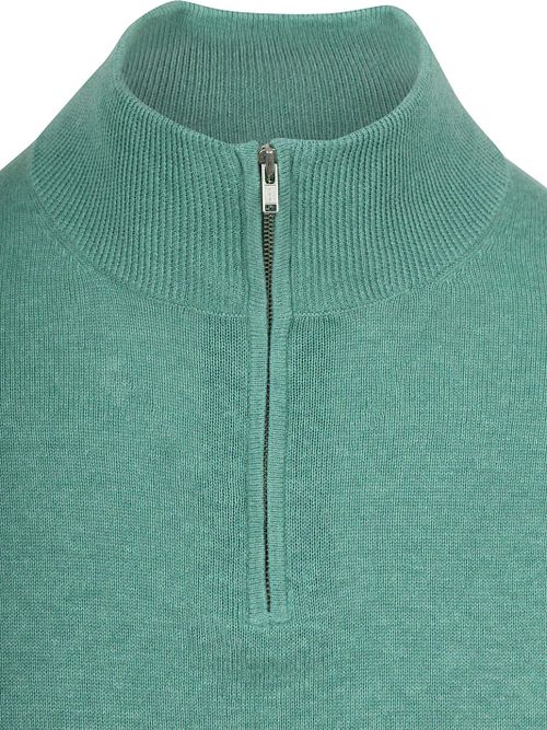 Steppin' Out Colin Jersey Half Zip Green Product / Detail