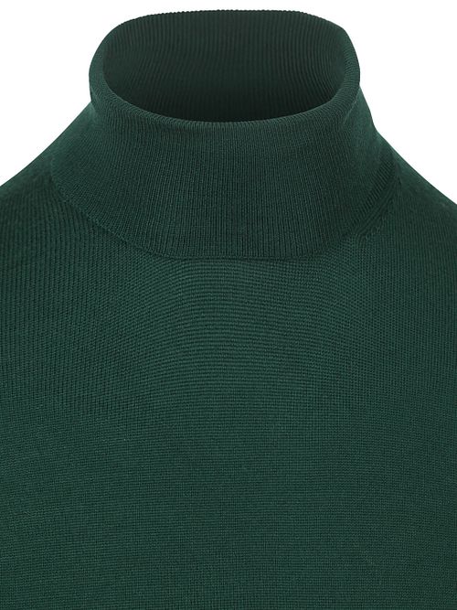 Suitable dolcevita in merino verde scuro Product / Detail