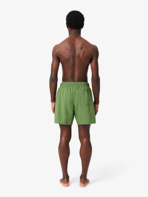 Lacoste Mid Bañador Verde Model / Achterkant