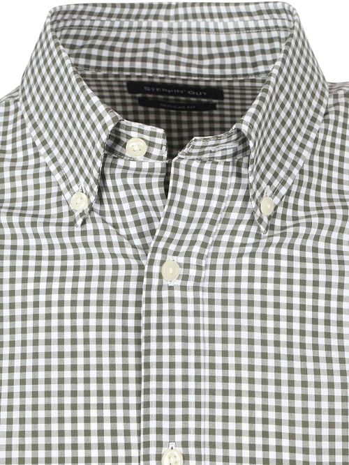 Steppin' Out Chemise Poplin A Carreaux Vert Product / Detail