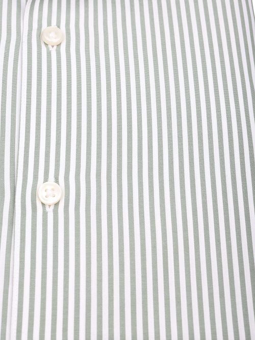 Suitable Chemise Twill Extra Long Sleeves Rayures Vert Product / Detail