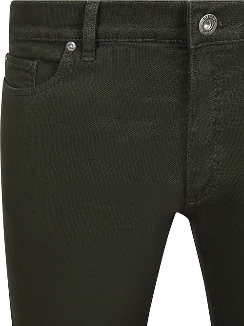 Pantalon Steppin' Out 5 poches Johnson Waffle Vert Foncé Product / Detail