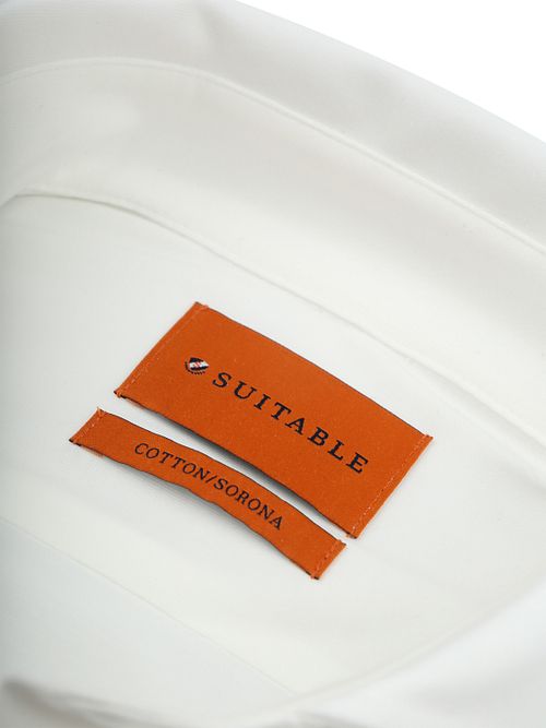 Suitable Shortsleeve Sorona Hemd Weiß