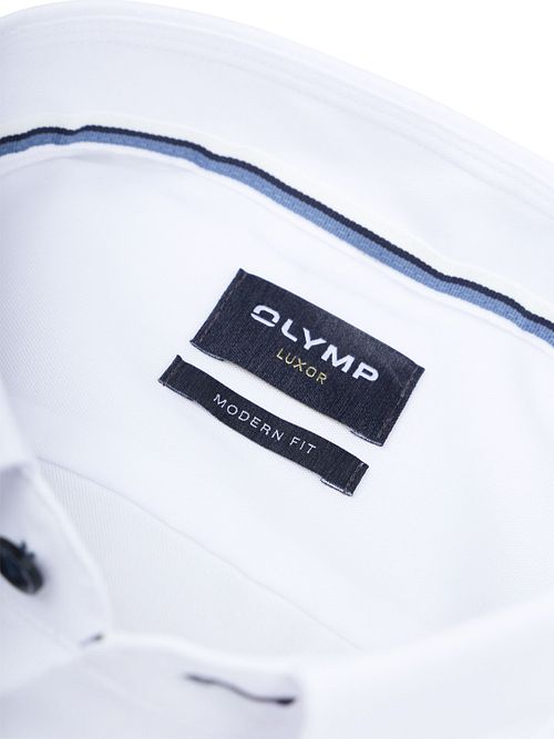 OLYMP Luxor Hemd Contrast Buttons Weiß Product / Detail