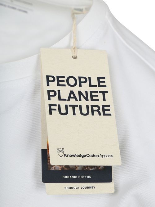 KnowledgeCotton Apparel T-shirt Weiß Product / Detail