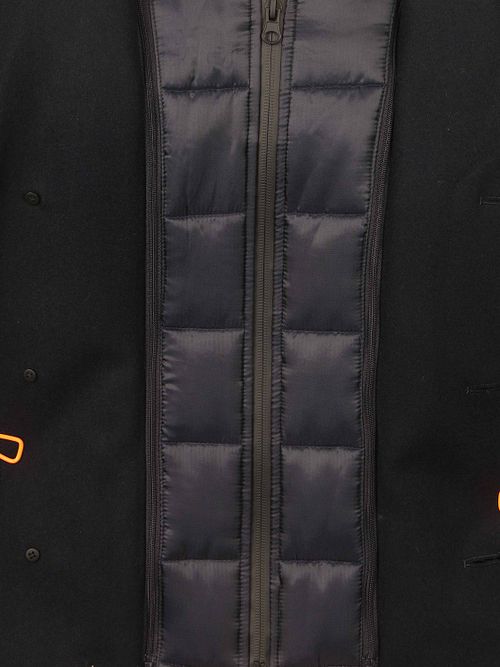 Wełniany płaszcz Steppin' Out Caban w kolorze granatowym Product / Detail