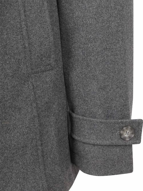 Wełniany płaszcz Steppin' Out Caban w kolorze szarym Product / Detail