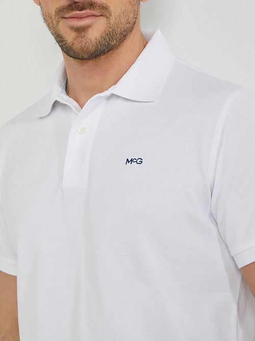 McGregor Classic Polo Shirt White Model / Detail