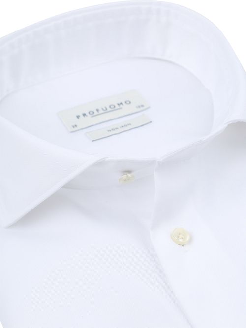 Profuomo Twill Shirt White Product / Detail