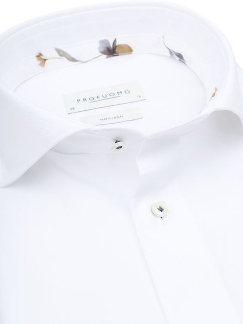 Profuomo Twill Shirt White Product / Detail