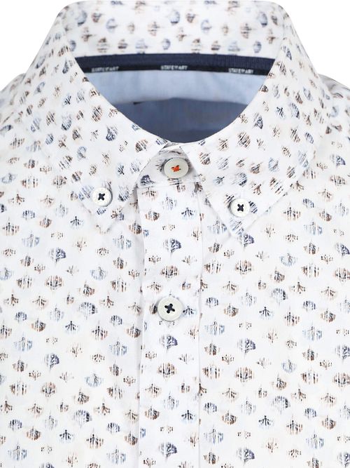 State of Art Short Sleeve Shirt Print White Product / Detail