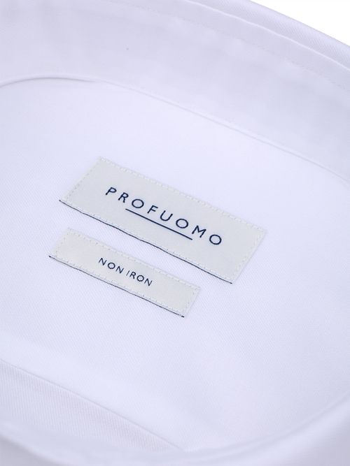 Profuomo Shirt Cutaway Double Cuff White Product / Detail