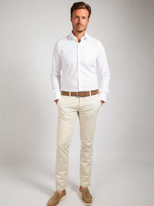 Suitable Shirt White 182 Model / Voorkant