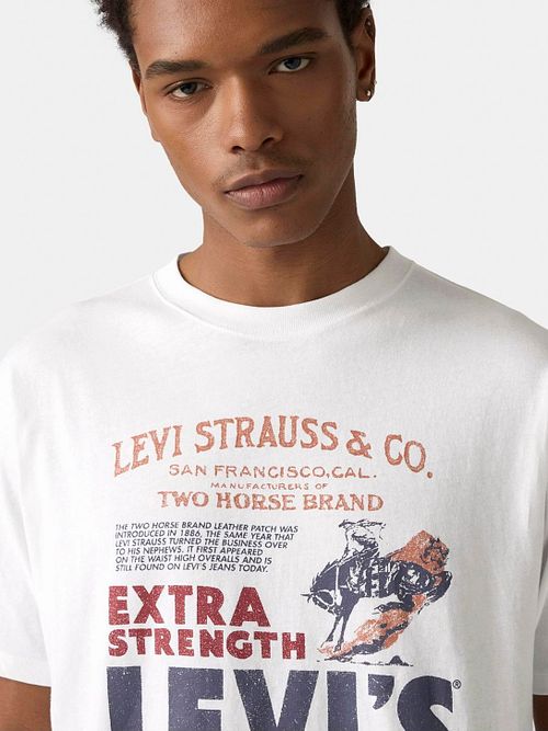 Levi Tee Vintage Graphic Archival Poster Model / Detail