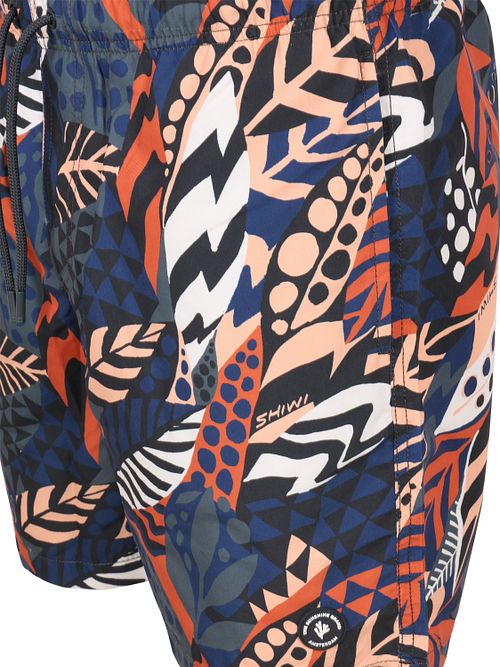 Kąpielówki Shiwi Mike z nadrukiem Orange Geo Leaves Product / Detail