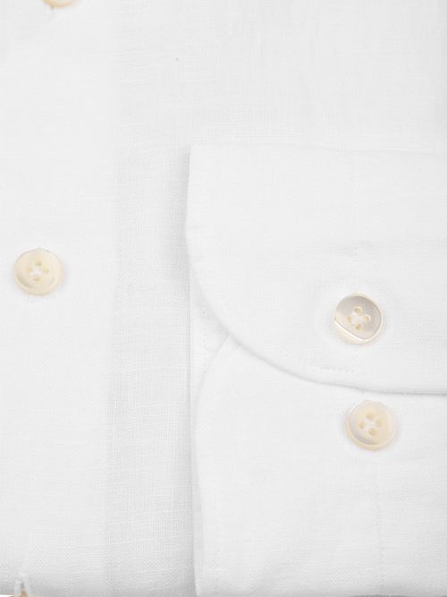 Profuomo Hemd Linnen Wit Product / Detail