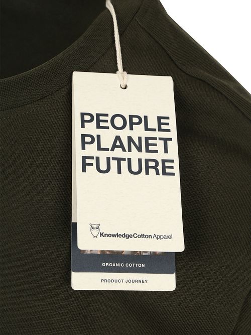 KnowledgeCotton Apparel T-shirt Olive Product / Detail