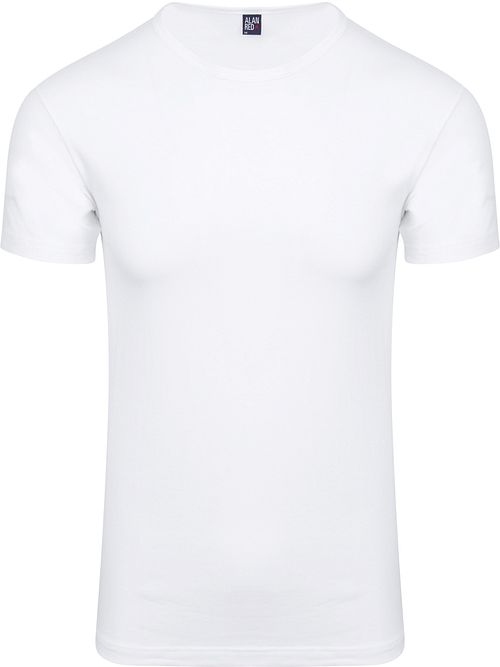 Alan Red Ottawa T-shirt Stretch Wit (2Pack) Product