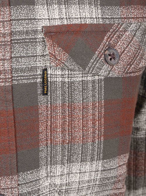 PME Legend Overshirt Check Grindle Wielokolorowy