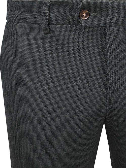Spodnie garniturowe Suitable Aiden Houndstooth Forest w kolorze zielonym Product / Detail