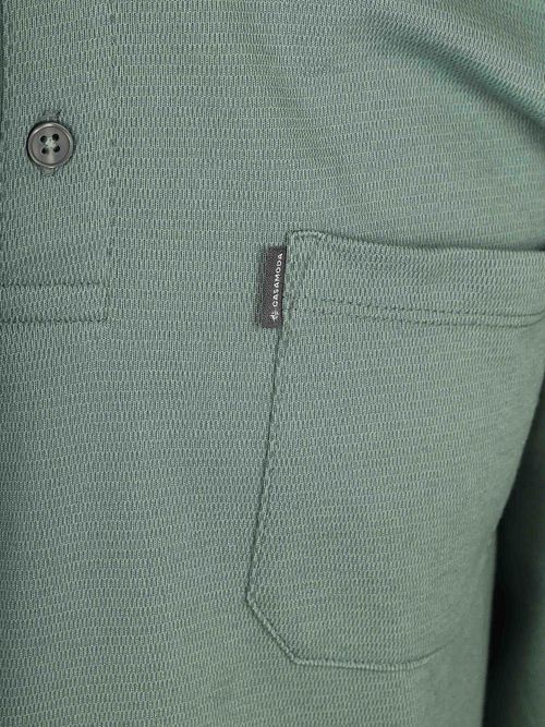 Koszulka polo CASAMODA z długim rękawem w kolorze zielonym Product / Detail