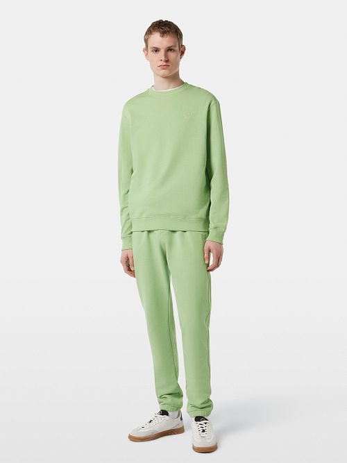 Sweter Scotch and Soda Core jasnozielony Model / Voorkant