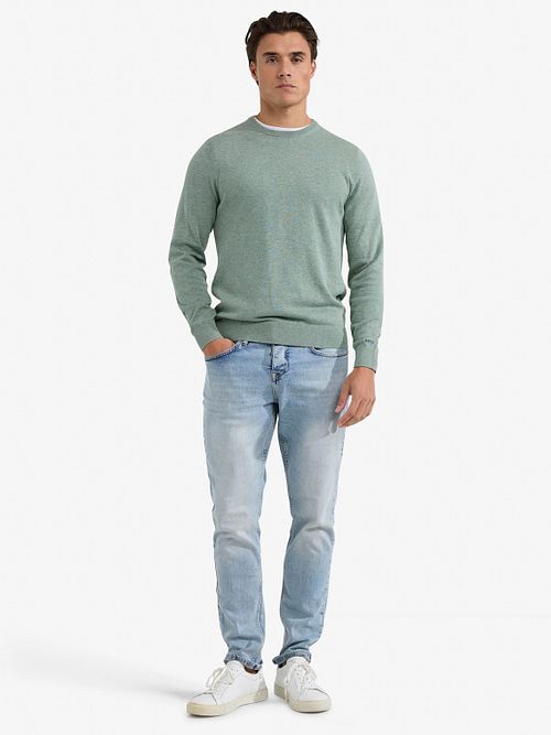 Zielony sweter McGregor Model / Voorkant