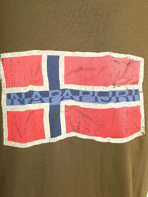 T-shirt Napapijri Mahsa w kolorze zielonym Product / Detail