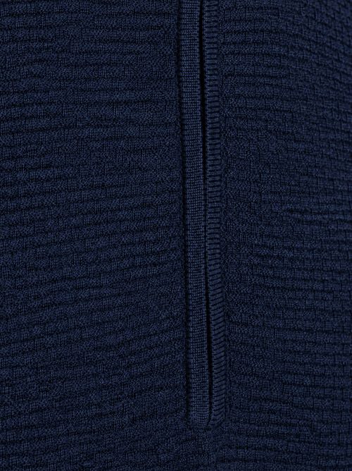 R2 Pullover Halfzip Weave Structure Taupe Product / Detail