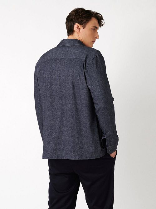 Desoto Overshirt Twill Navy