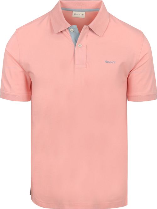 Gant Contrast Piqué Poloshirt Bubbelgum Rosa Product