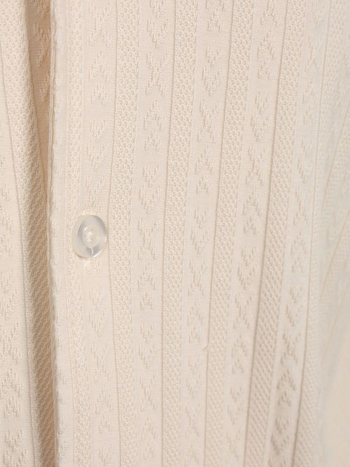 Supply & Co Kortærmet Skjorte Stretch Off White Product / Detail