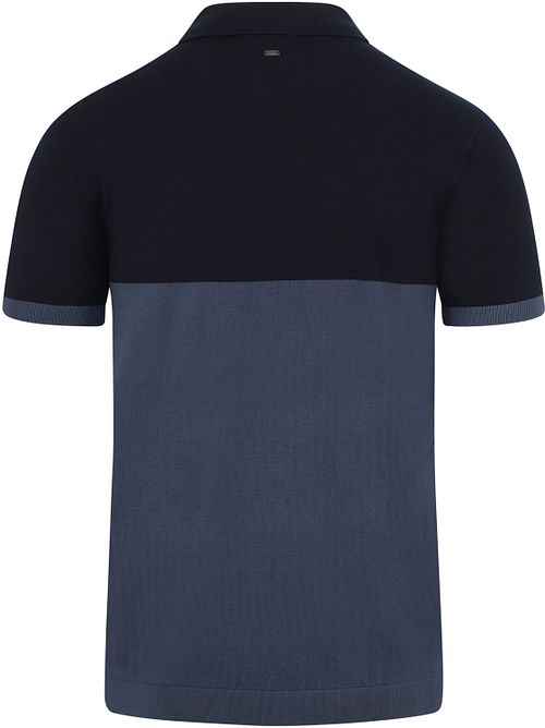 Petrol Polo Knitwear Blue Product / Achterkant