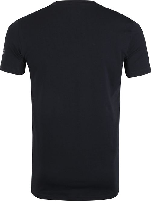 PME Legend Basic T-shirt 2-pack z dekoltem V czarny Product / Achterkant