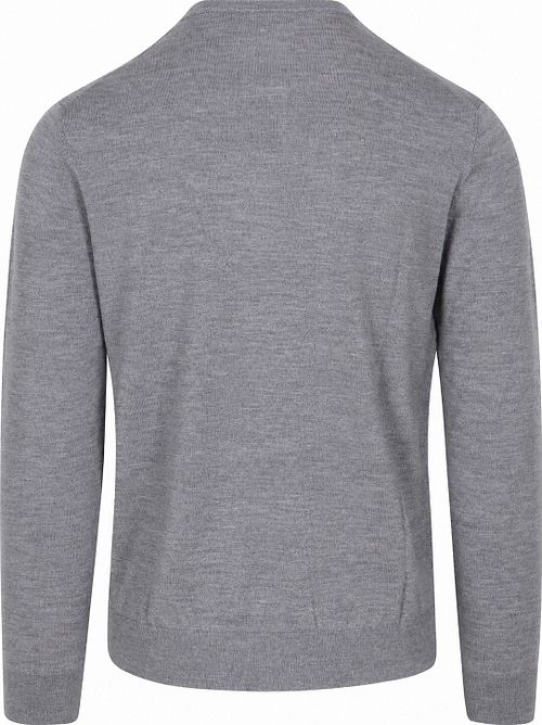 Profuomo Pullover Merino Wool Grey