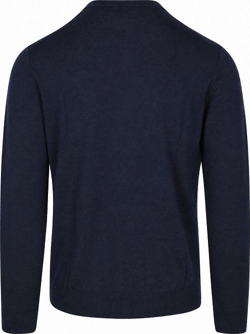 Profuomo Pullover Merino Wool Navy