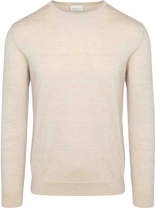 Profuomo Pullover af Merinould i Ecru Product