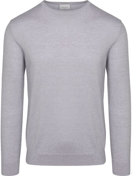 Profuomo Pullover Merinowolle Grau Product